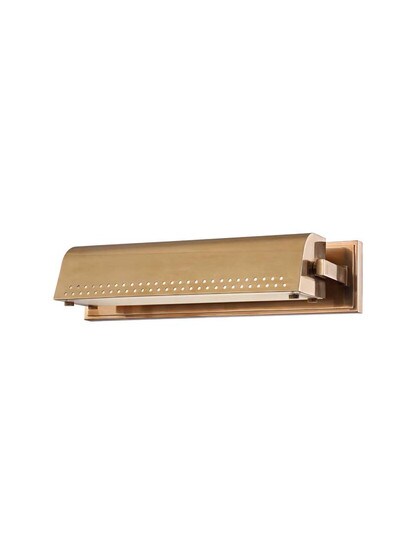 Garfield Led Picture-Light in Aged Brass.